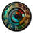 Cosmic Calculations Ancient Cartography II Metal Wall Clock-93380778