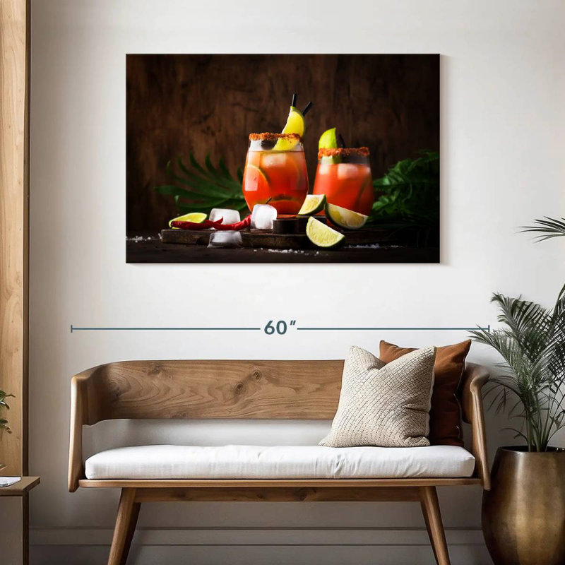 Yarlin Time For Wine, 30" H x 45" W