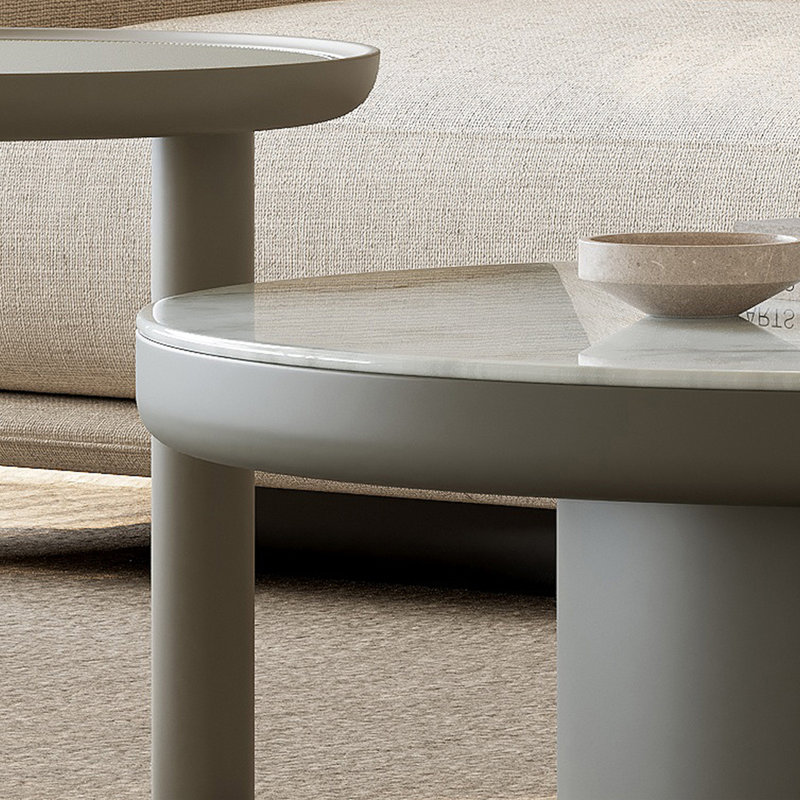Ensemble de tables basses en pierre micro-cristalline