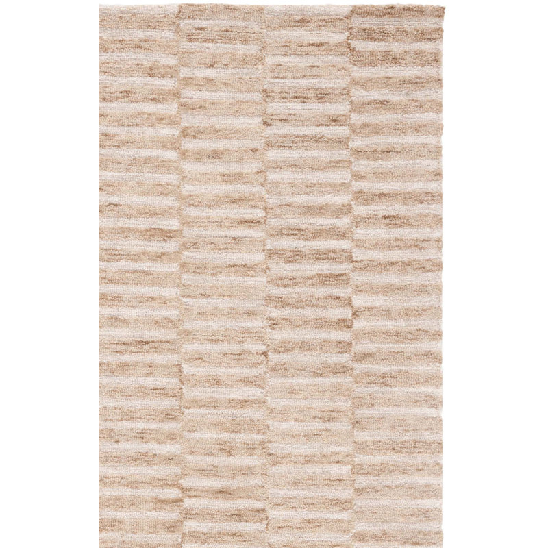 Tapis en coton touffeté à la main Manzella, Rectangle 4 pi x 6 pi