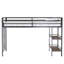 Structure de lit mezzanine pour lit simple Junior - Métal avec tablette
