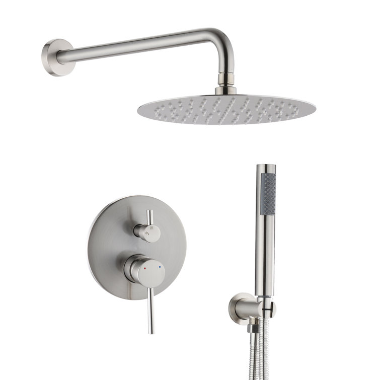 Complete Shower System All-In-One Kit with Rough in-Valve