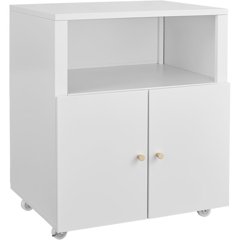 60cm Wide File Cabinet, White