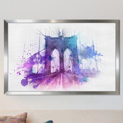 « brooklyn bridge », impression encadrée