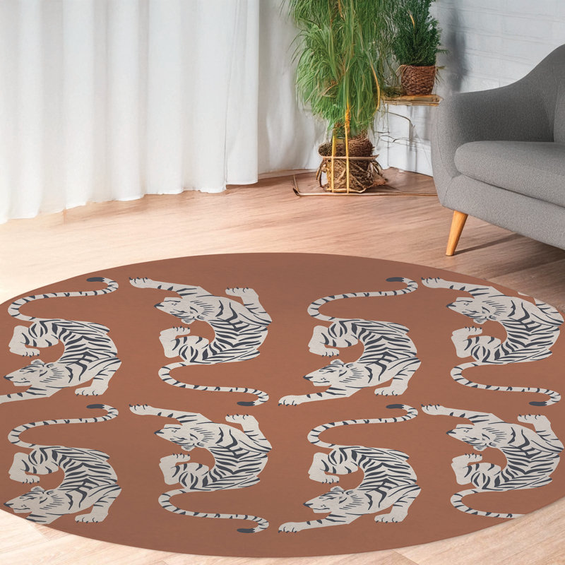 Tapis Hey Tiger, Rond 5 pi