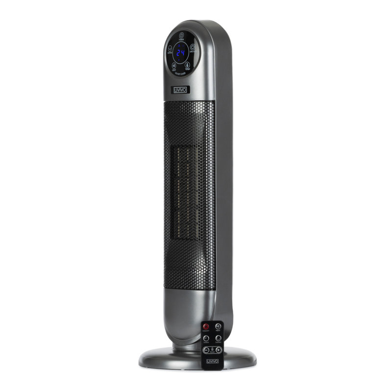 LIVIVO 60Cm Oscillating Tower Fan Heater