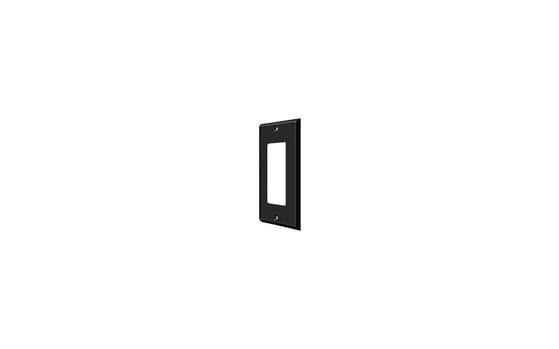 Deltana SWP4754U19 Switch Plate, Single Rocker in Paint Black