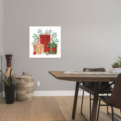«Classic Christmas III», art abstrait traditionnel