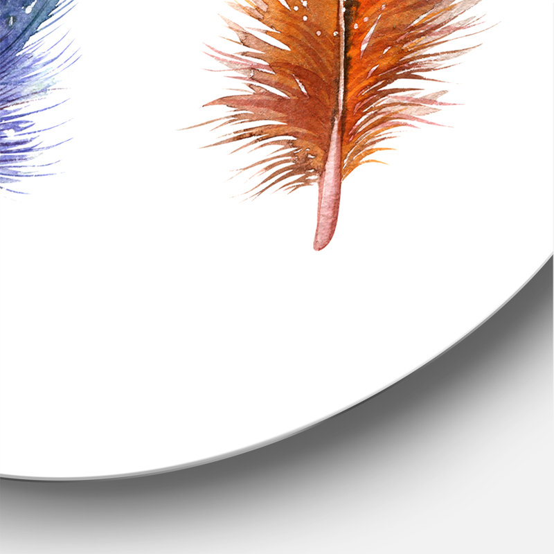 Ensemble de plumes colorées Boho, H 36 po x l 36 po x P 1 po