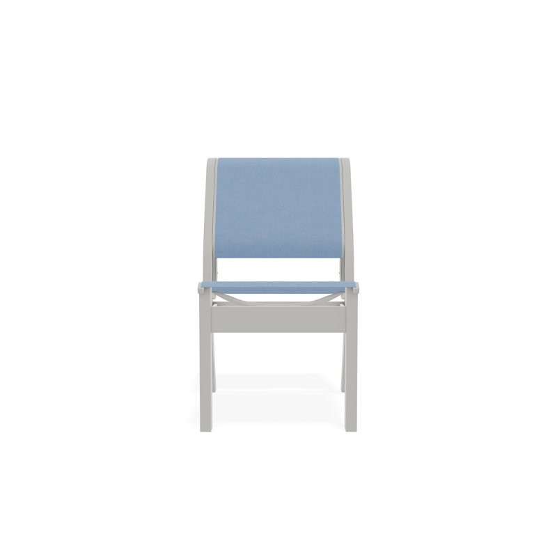 Leeward Outdoor Dining Chair, Snow, Sky