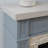 Faux Stone Electric Fire Place Mantel Blue-1052598459