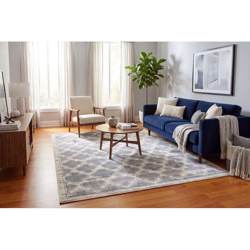 Mishawaka Geometric Indoor Rug, Rectangle 5'3" x 7'7"