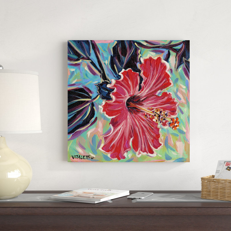 Beauté hawaïenne I, H 20 po x l 20 po x P 1,25 po