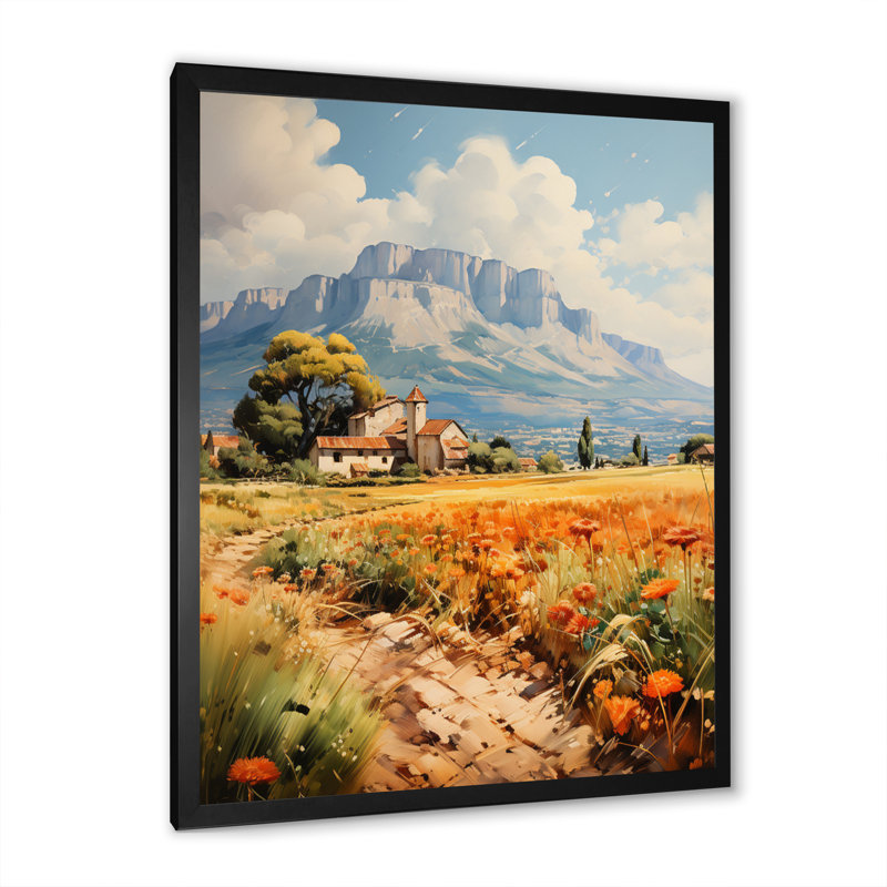 «Yveline Mont Saintevictoirepaul», impression sur toile, Cadre photo noir, H 20 po x l 12 po x P 1 po
