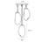 Liquid 3 - Light Satin Black Cluster Pendant-809010149-809010145