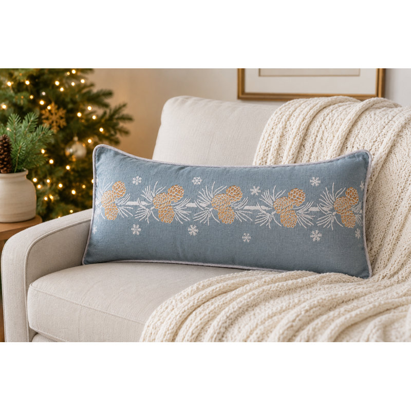 Cheraw Floral and Starburst Throw Pillow