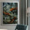 Tres Koi II - cadre photo, impression sur toile