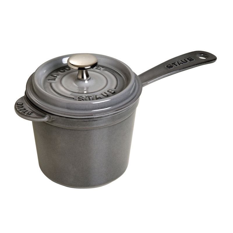 Casserole ronde en fonte 1,25 L Specialties, gris graphite