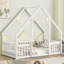 Lit en bois en forme de maison en bois avec clôture-1563204515-1563204513