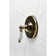 Single-Handle Three-Way Diverter Valve with Trim Kit