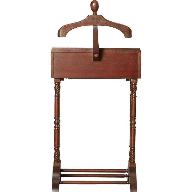 Petrov Clothing Valet Stand, Cherry
