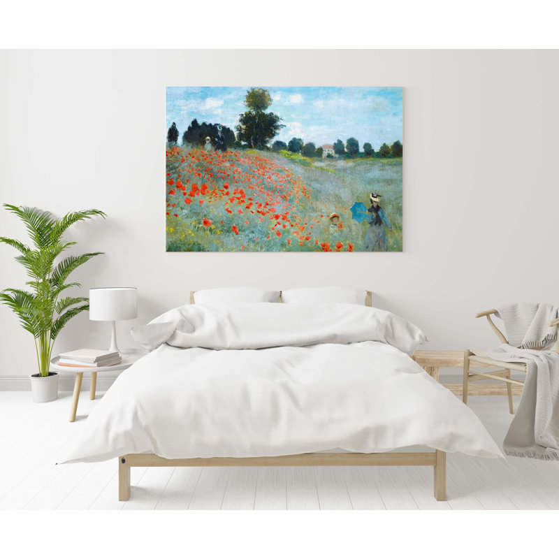 "Champ de coquelicots" par Claude Monet, H 34 po x l 38 po x P 2 po