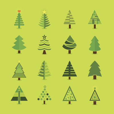 Christmas Tree - Wrapped Canvas Print