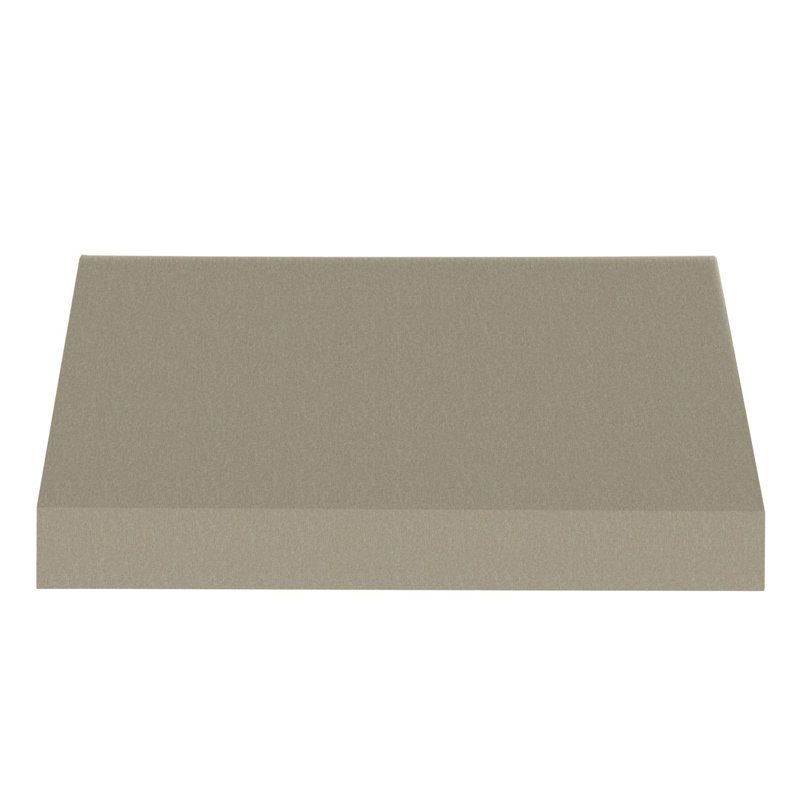 Auvent fixe en tissu acrylique New Yorker Awntech, H 31 po x l 64,5 po x P 24 po, Sac en toile de jute