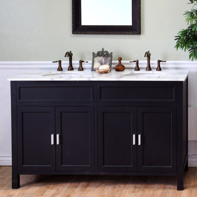 Ensemble de meuble-lavabo double 60 po Lovelady