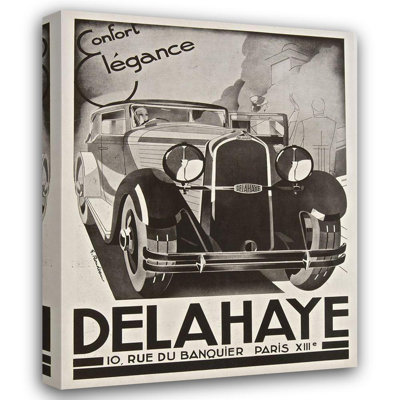 Williston Forge Vintage Apple Collection Gallery Wrapped Canvas Art Titled: Delahaye VINAPP181726