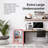 SnowLion Premium Undercounter/Freestanding Beverage Cooler, Mini Fridge 4.3 Cu.ft./122L with Reversible Door-71251550