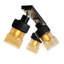 Plafonnier semi-encastré 3 lumières 25,2 po Dover