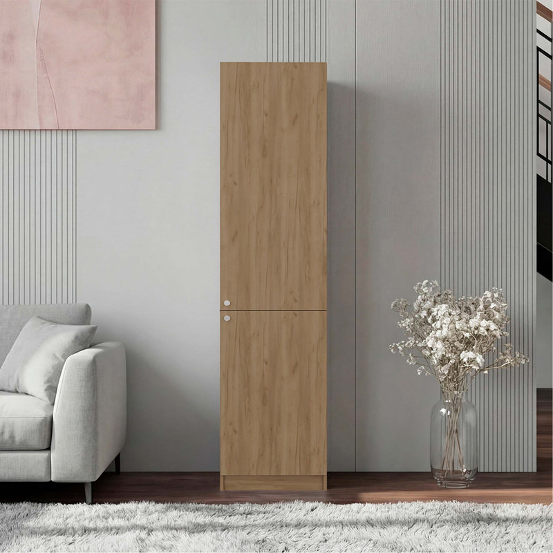 Natural Oak 2-door Storage Cabinet