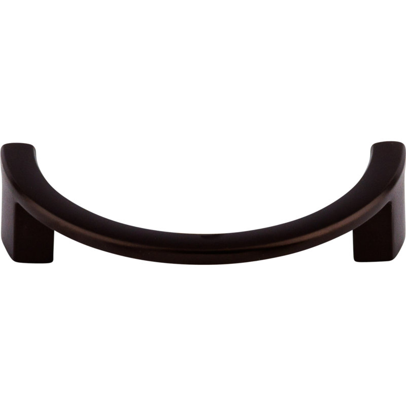 Half Circle Open 3 1/2" Center to Center Finger pull, Oiled Rubbed Bronze