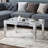 Amla Modern Mirrored Glass Coffee Table