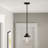 Luminaire suspendu simple à 1 lumière de style école Sille-27014281