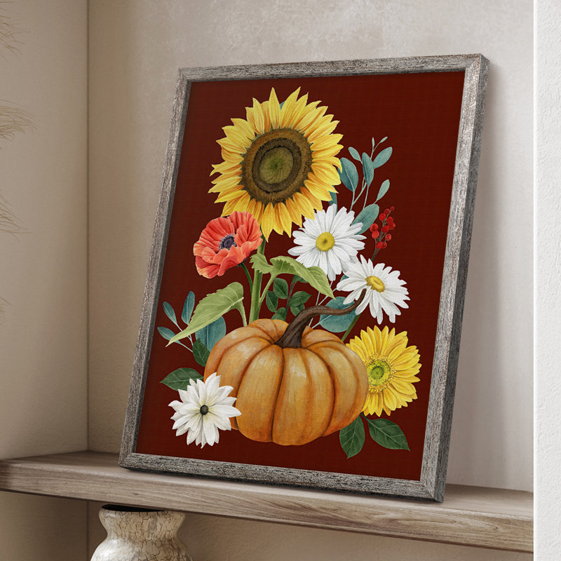 «Beautiful Fall II», reproduction encadrée - bois massif, H 21 po x l 17 po