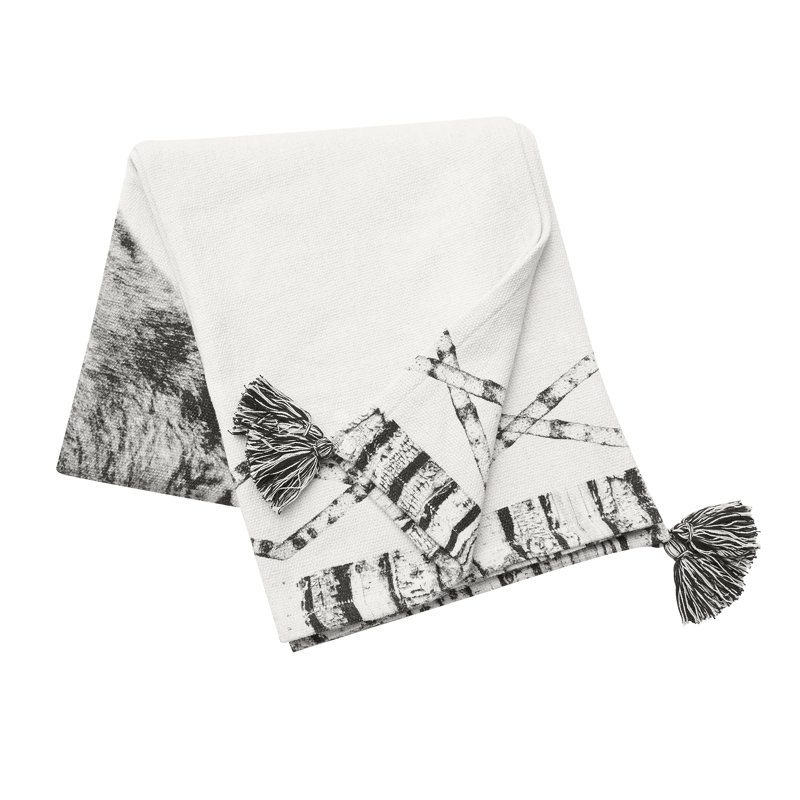 Bear Forest Printed Throw Blanket
