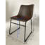 Ensemble de 2 chaises de salle à manger en similicuir Lotusville, gris antique-249320330
