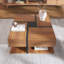 Pedestal Coffee Table with Storage-1814881476