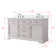 Currahee 60'' Double Bathroom Vanity with Engineered Stone Top
