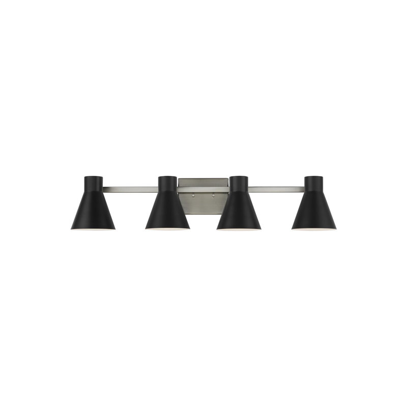 Éclairage pour meuble-lavabo Byers, Nickel brossé, non