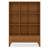 Harper 42"W Solid Hardwood 9 Cube Mid-Century Modern Bookcase with 3 Drawers-921754433