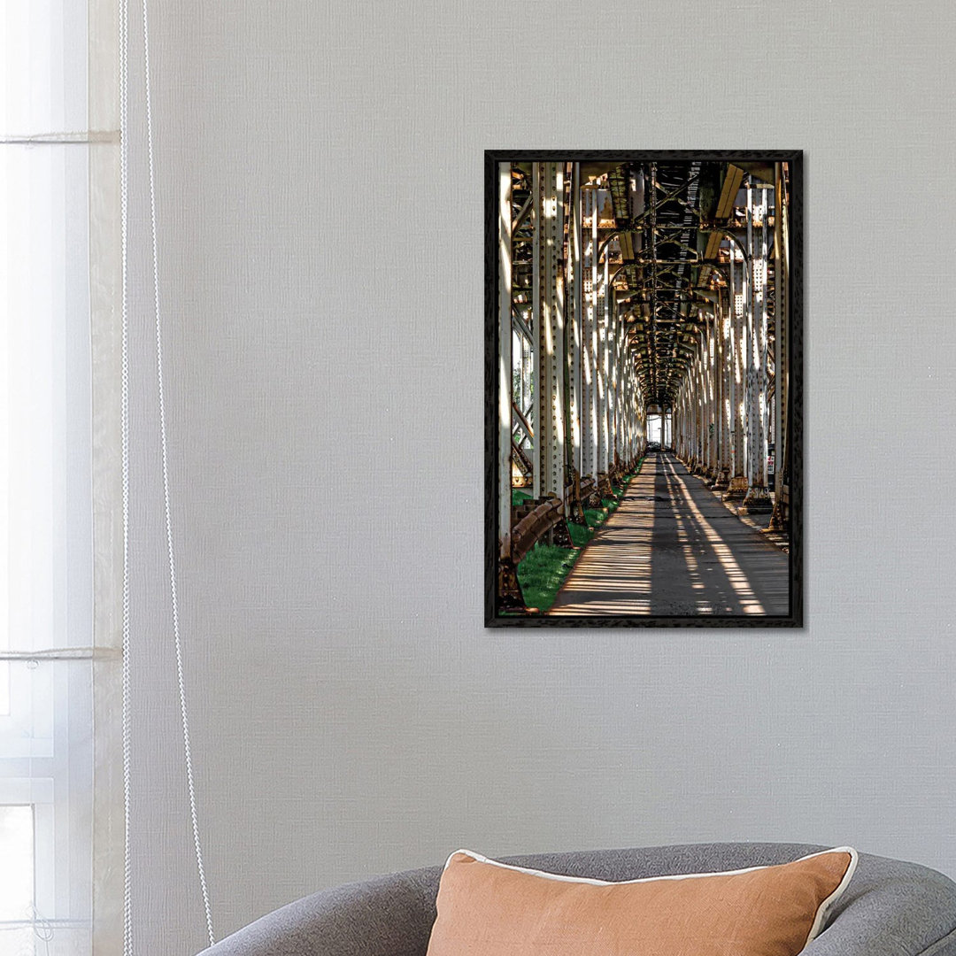 Sheridan Red Line L Tracks V3 von Raymond Kunst - Gallery-Wrapped Canvas Giclée on Canvas