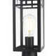 Moravian 6.5 Inch Outdoor Post Light in Black