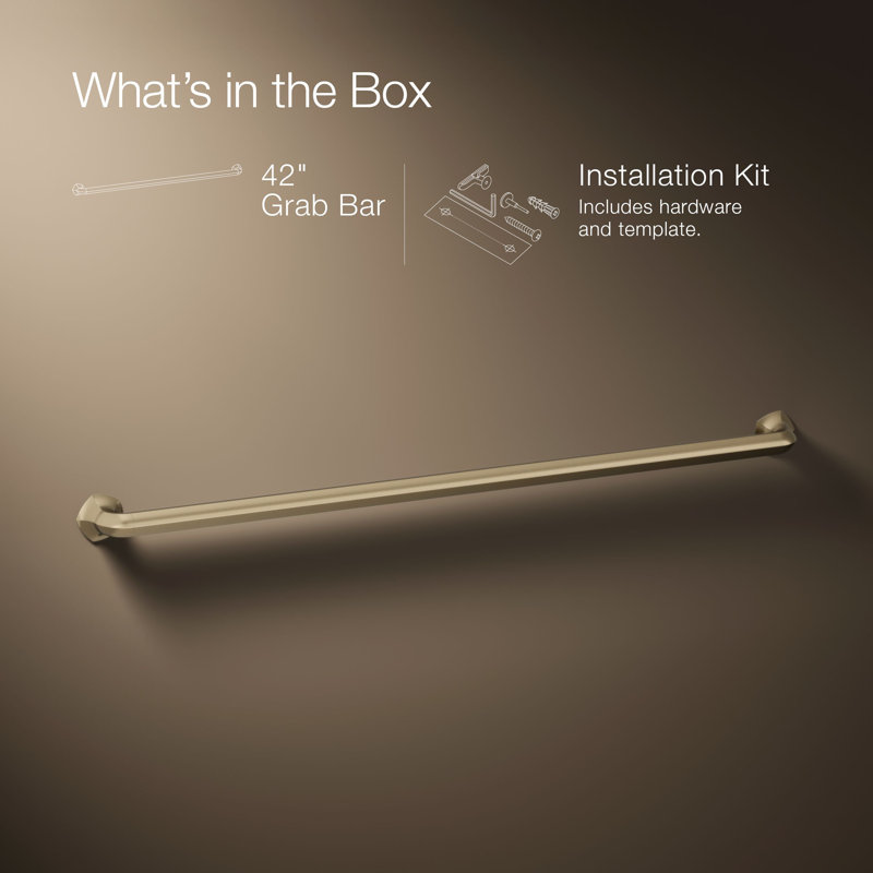 Occasion Grab Bar, 42", Vibrant Brushed Bronze