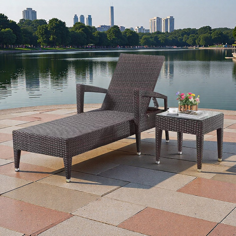 Fauteuil inclinable pour l'extérieur