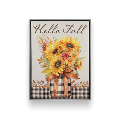 «Hello Fall Bouquet» par Nicole DeCamp, reproduction d'art