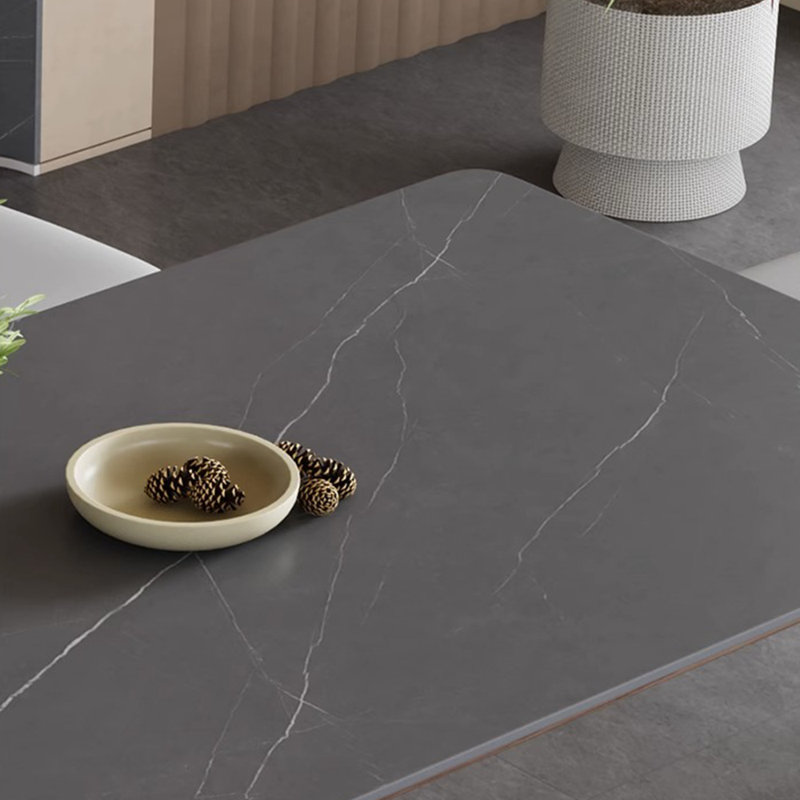 Ensemble de table de salle à manger et chaises Matte Rock, H 29,52 po x L 55,11 po x l 31,49 po