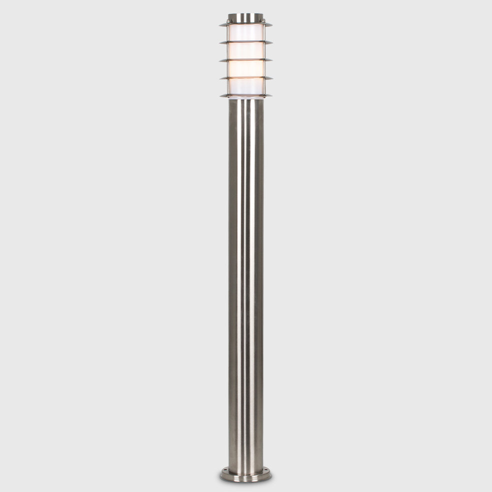 New Canaan Silver 100cm H Hardwired Bollards